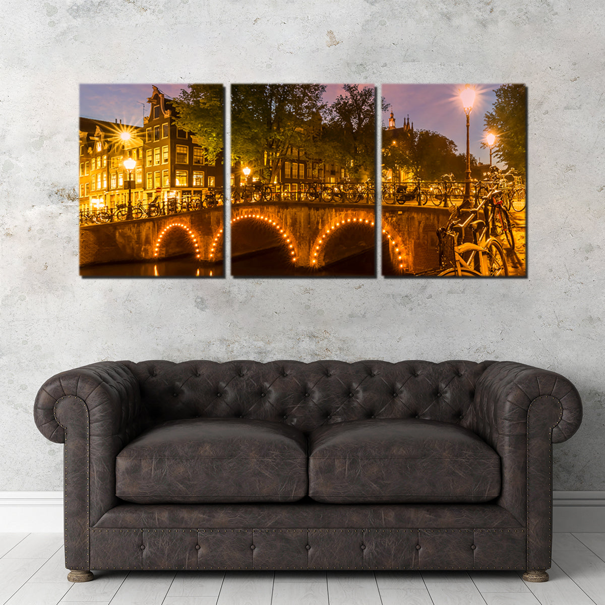 Stunning Amsterdam From Keizersgracht Wall Art by Melanie Viola