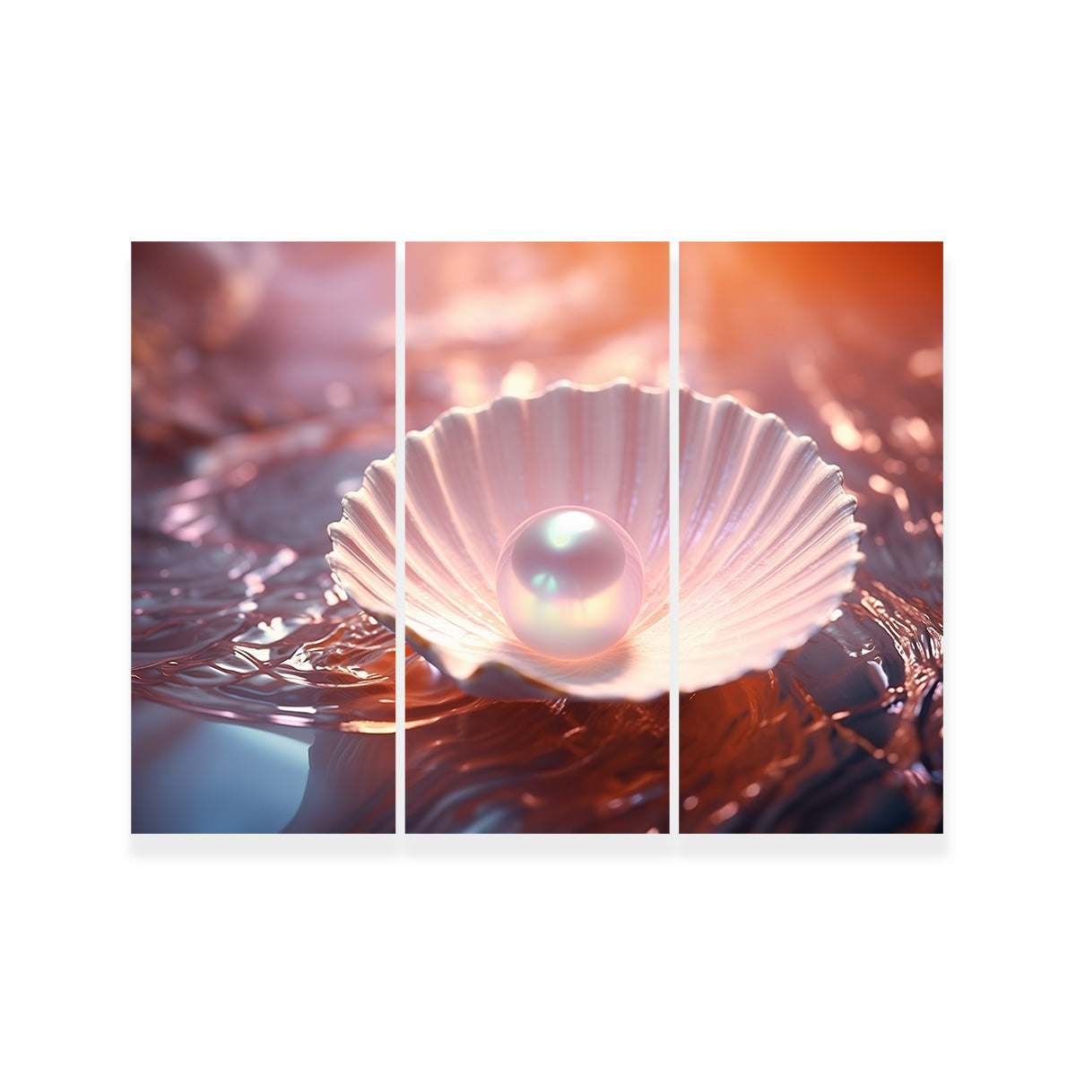 Exquisite Pearl & Seashell Art Prints on Museum Quality Canvas