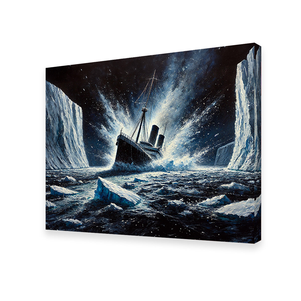 Exquisite Ship Iceberg Canvas Prints