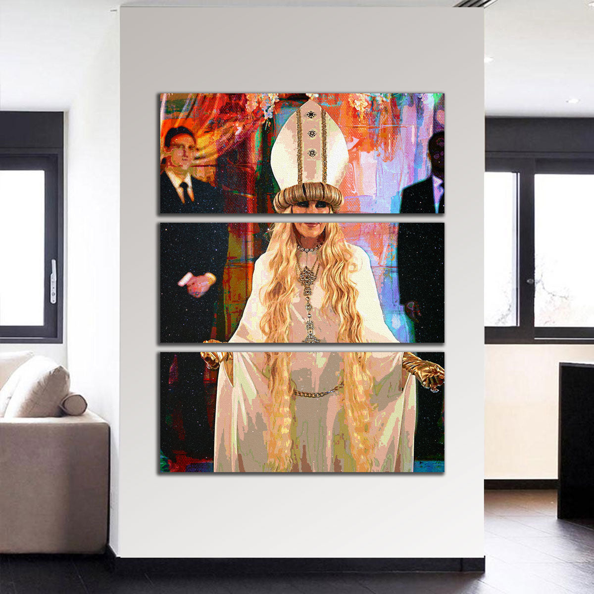 Exquisite Pope Moira Wall Art - Handmade with Sustainable Materials