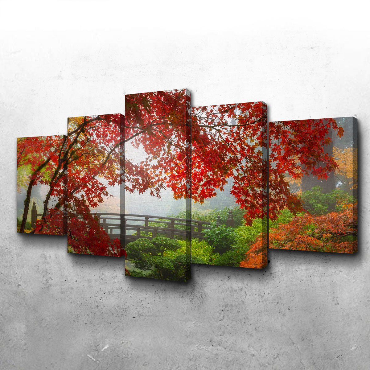 Exquisite Portland Japanese Garden Wall Art - Museum-Quality Canvas Print