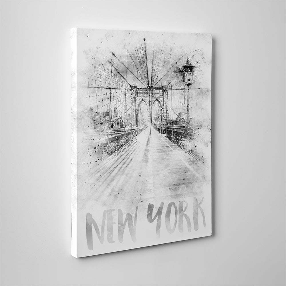 Stunning NYC Brooklyn Bridge Wall Art by Melanie Viola