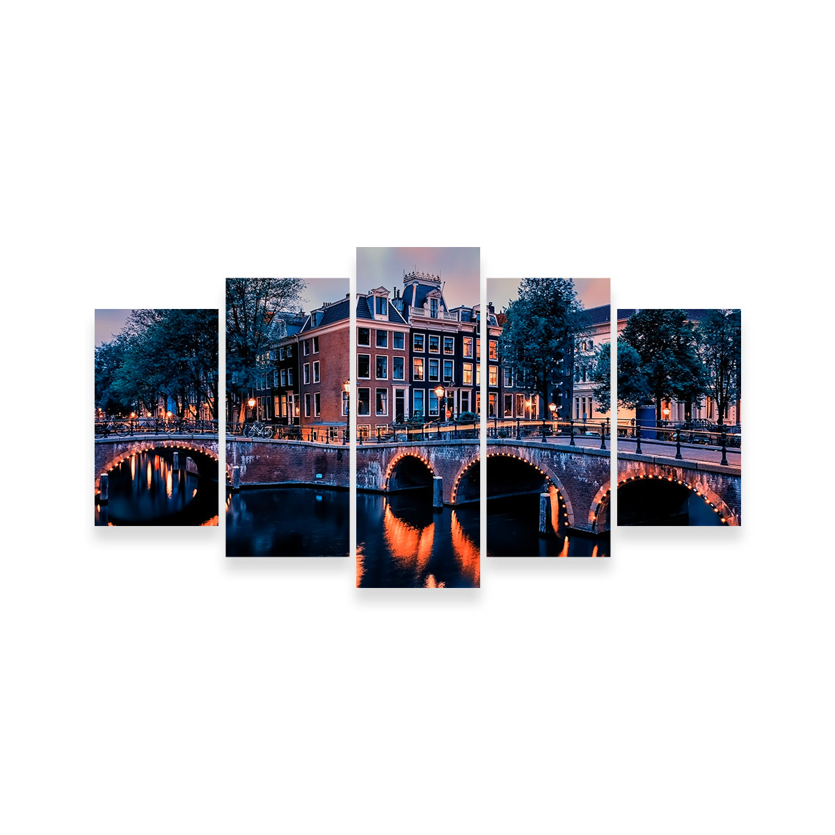 Gorgeous Amsterdam Sunset Wall Art - Ideal Decor for Any Space