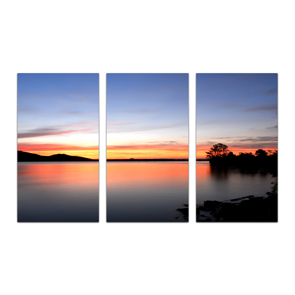 Gorgeous Arkansas River Sunset Wall Art for Stunning Home Decor