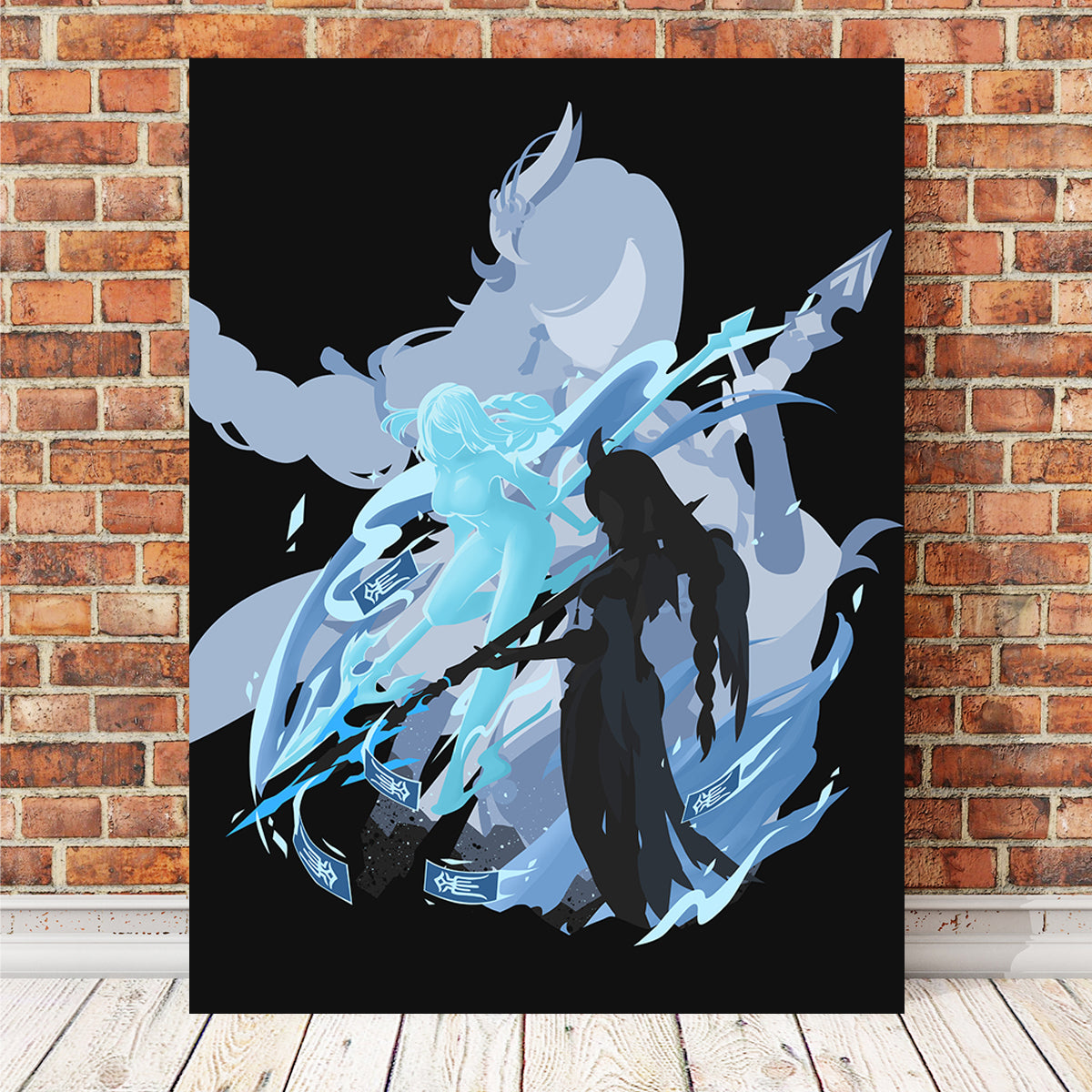 Stunning Shenhe Wall Art by Amrisaurus
