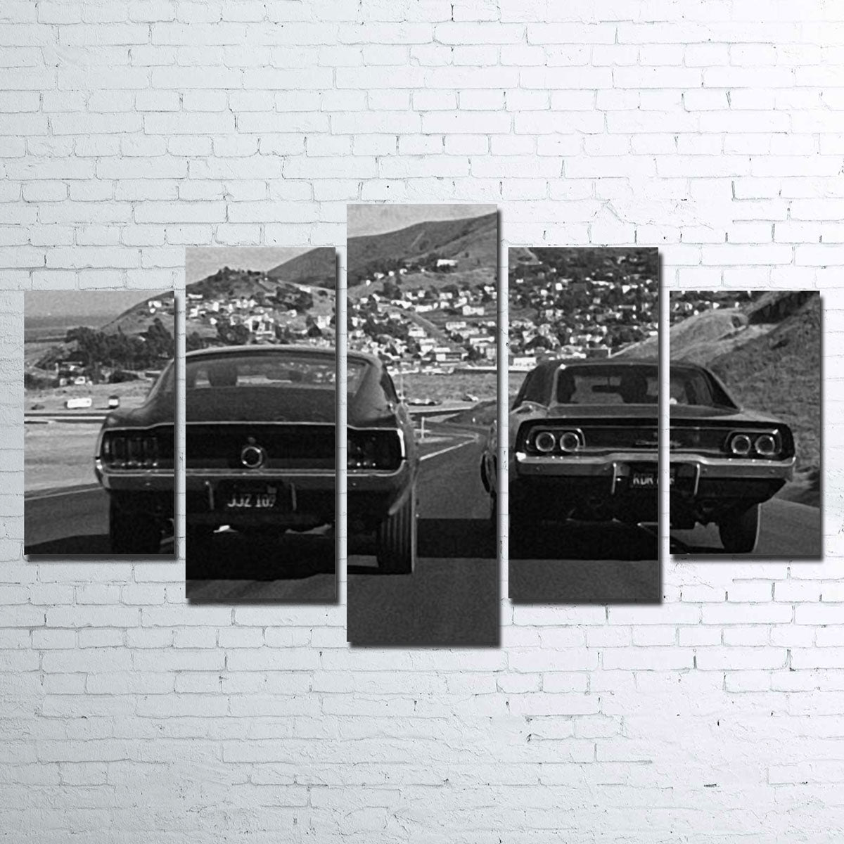Stunning Car Chase Bullitt Wall Art for Your Home Decor