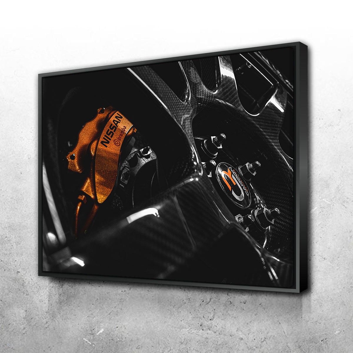 Stunning Nissan GTR Wheel Wall Art by George Sorin