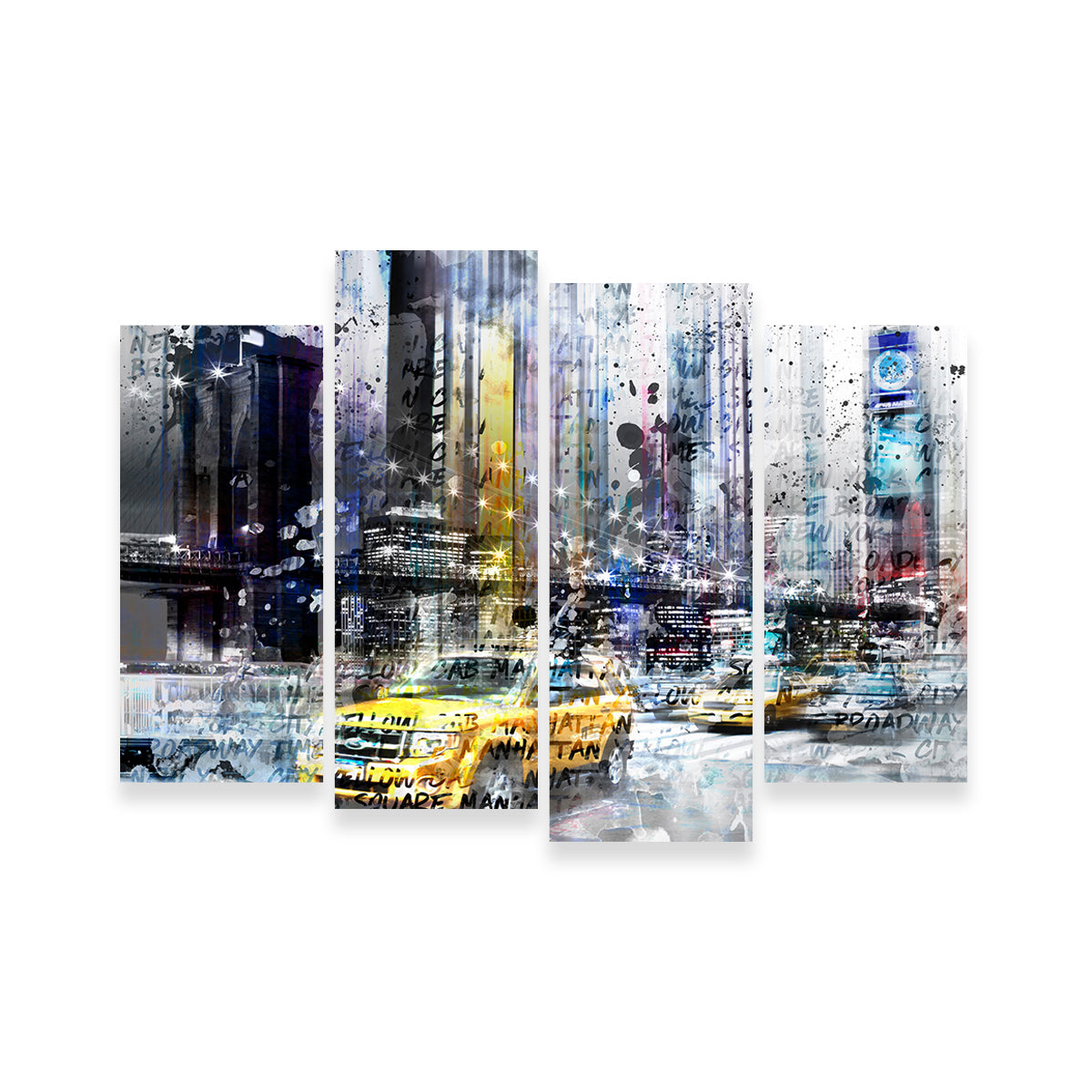 Stunning NYC Collage Wall Art by Melanie Viola