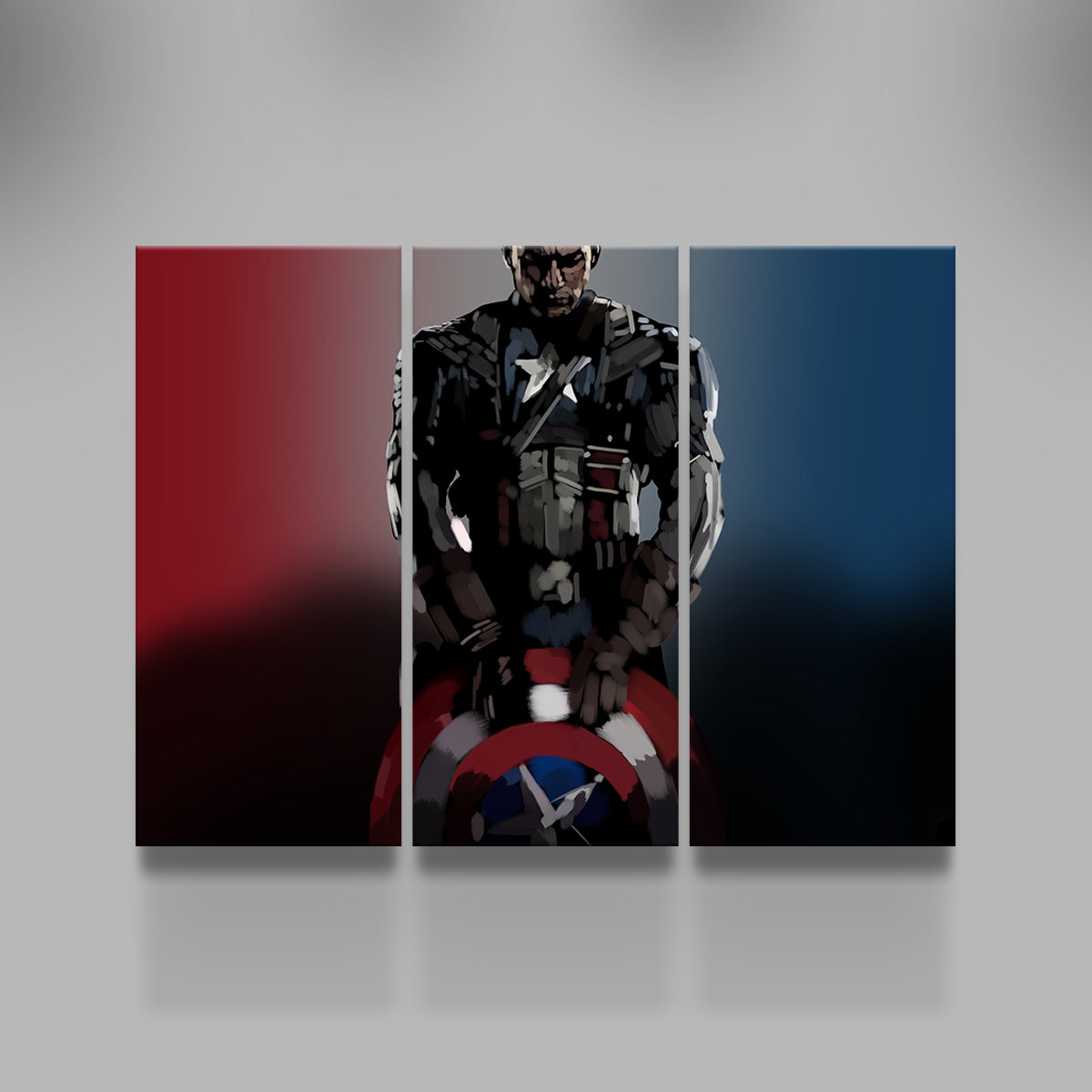 Captain America's Cap and His Shield Wall Art by Andy Brackpool