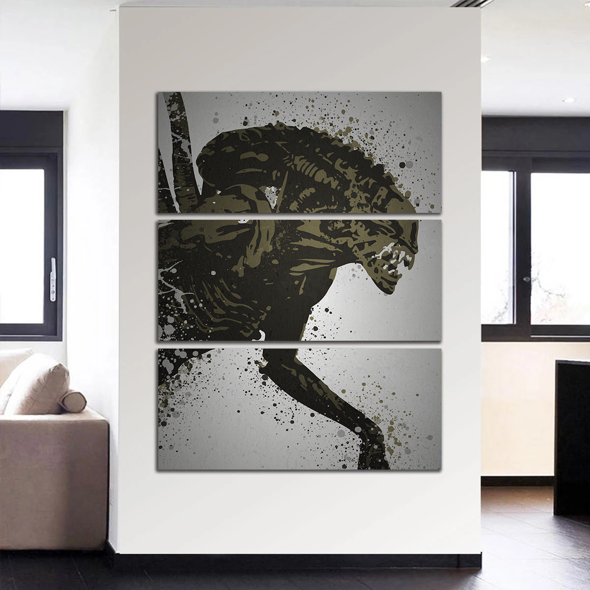 Stunning Alien Xenomorph Wall Art - Ideal for Sci - Fi Fans