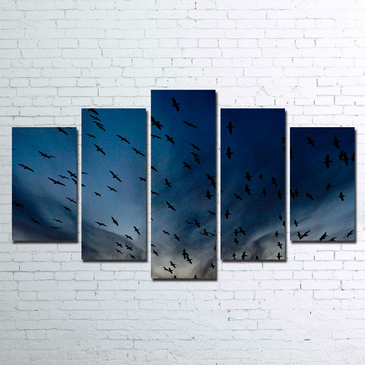 Stunning Pelican Migration Louisiana Wall Art by David Campbell