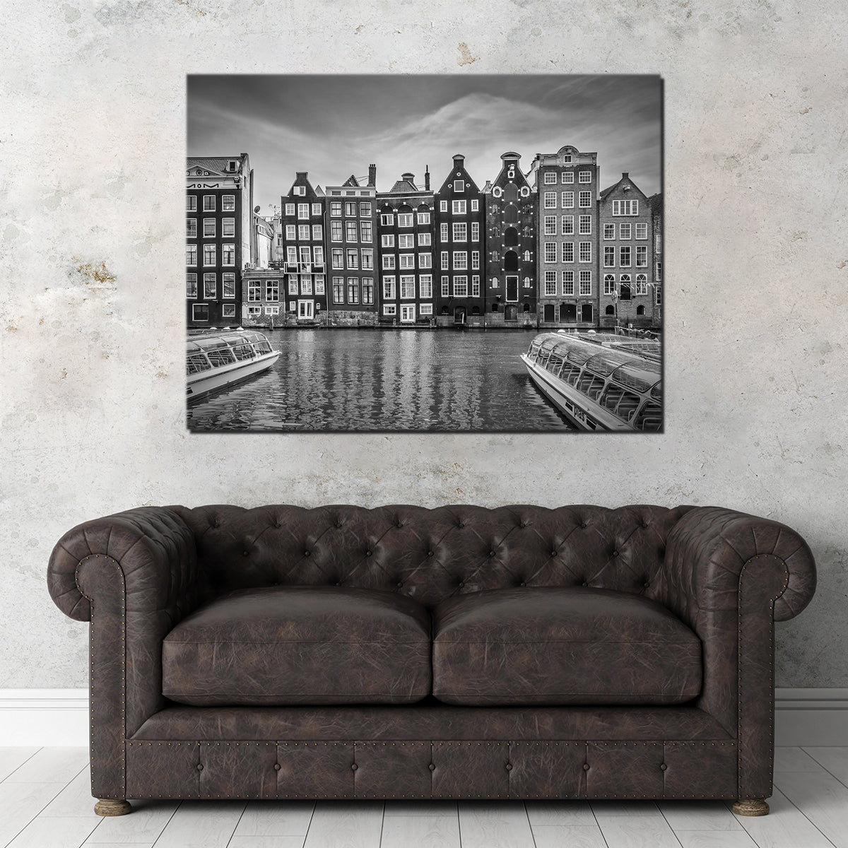 Stunning Amsterdam Damrak Wall Art by Melanie Viola