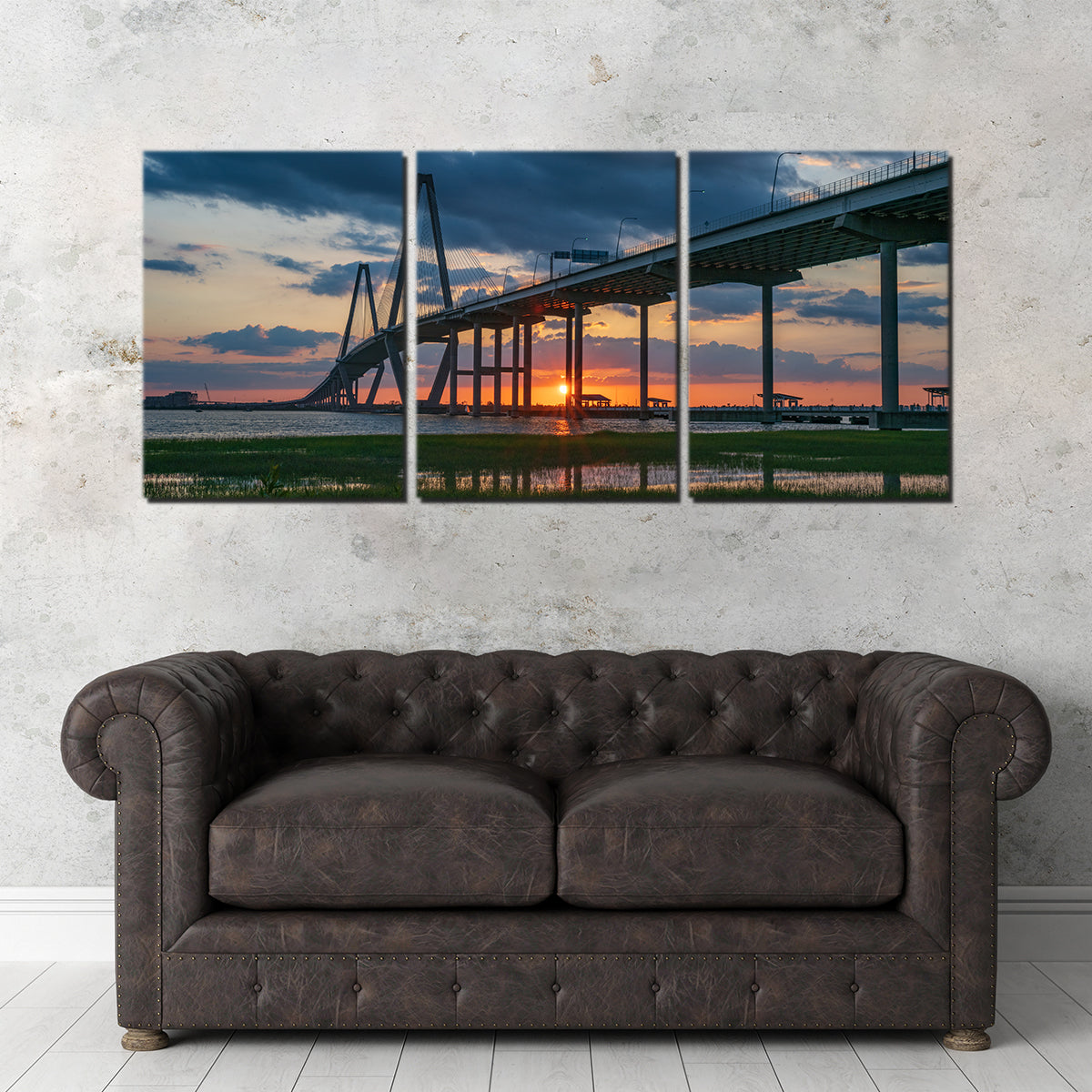 Stunning Arthur Ravenel Jr. Bridge Wall Art by Barry Pack