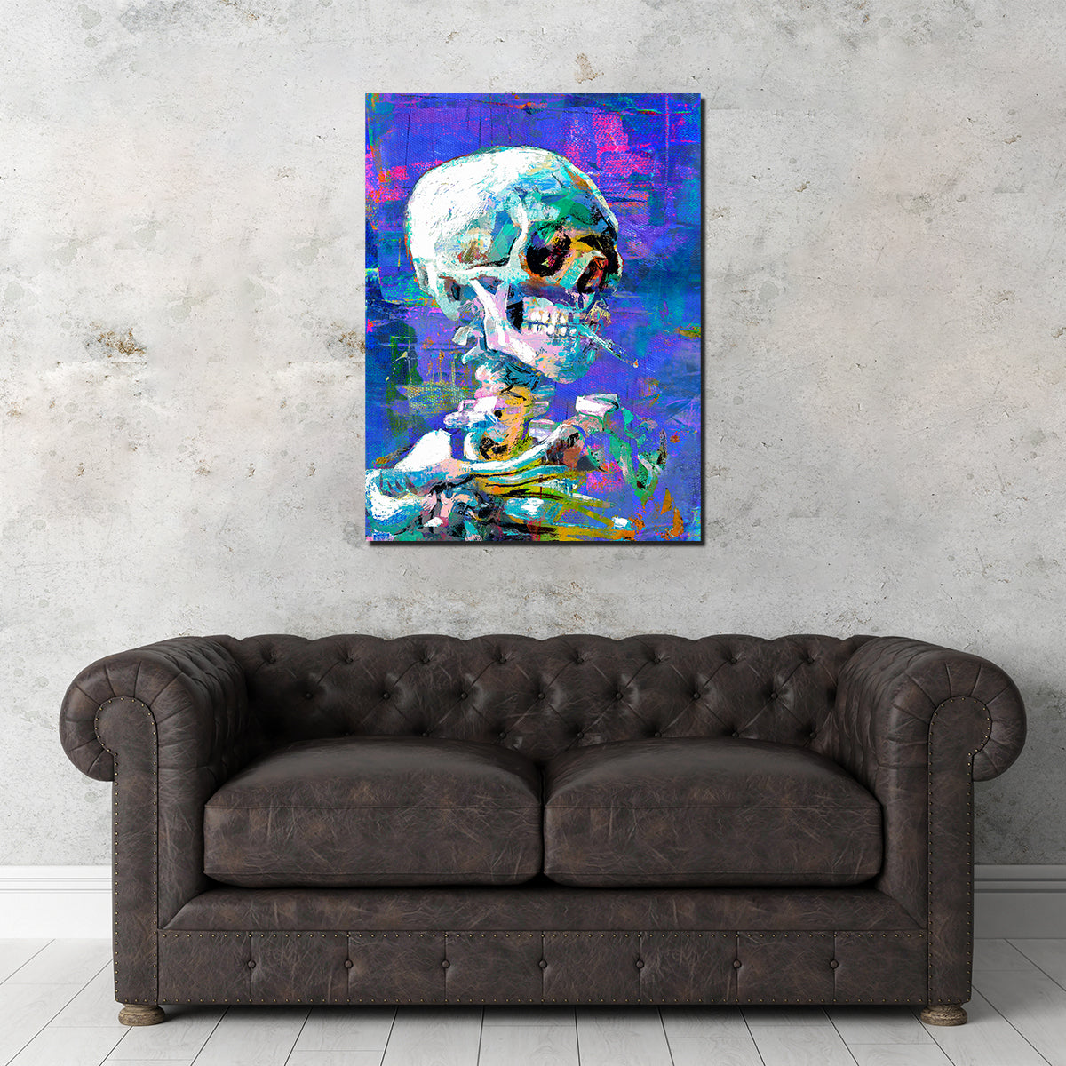 Exquisite Skull 2 Wall Art by Stephen Chambers