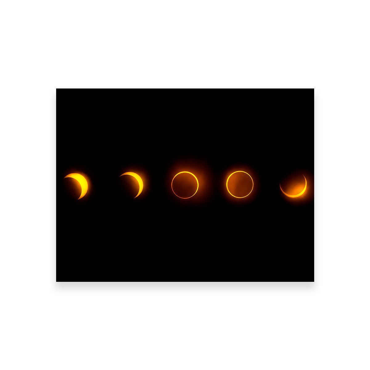 Stunning Annular Solar Eclipse - Brazil 2023 Wall Art by Sofia Leite Fonseca