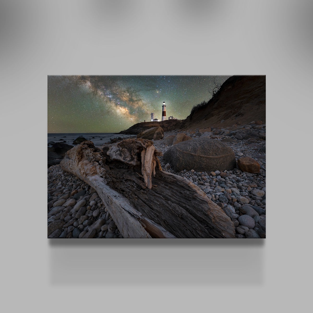 Stunning Montauk NY Driftwood Beach Wall Art by Shaun Mayer