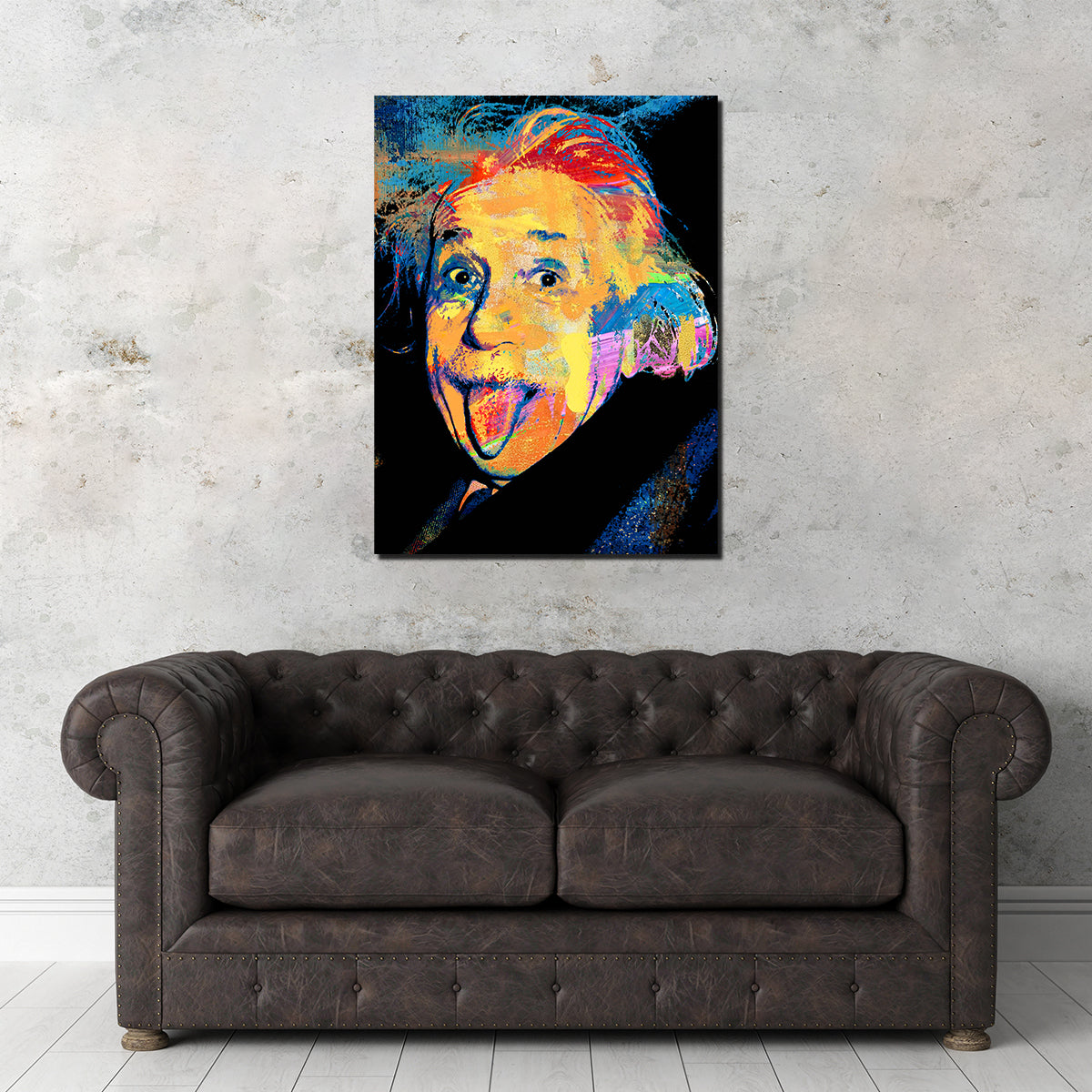 Stunning Albert Einstein Wall Art by Stephen Chambers