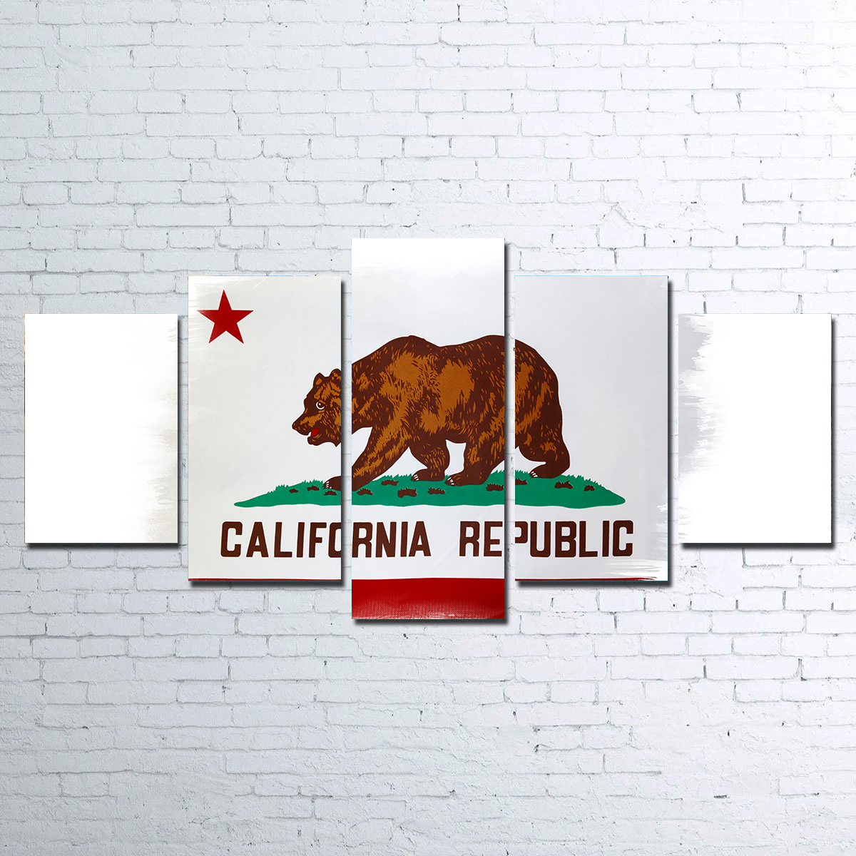 Stunning California State Flag Wall Art for Your Home Decor