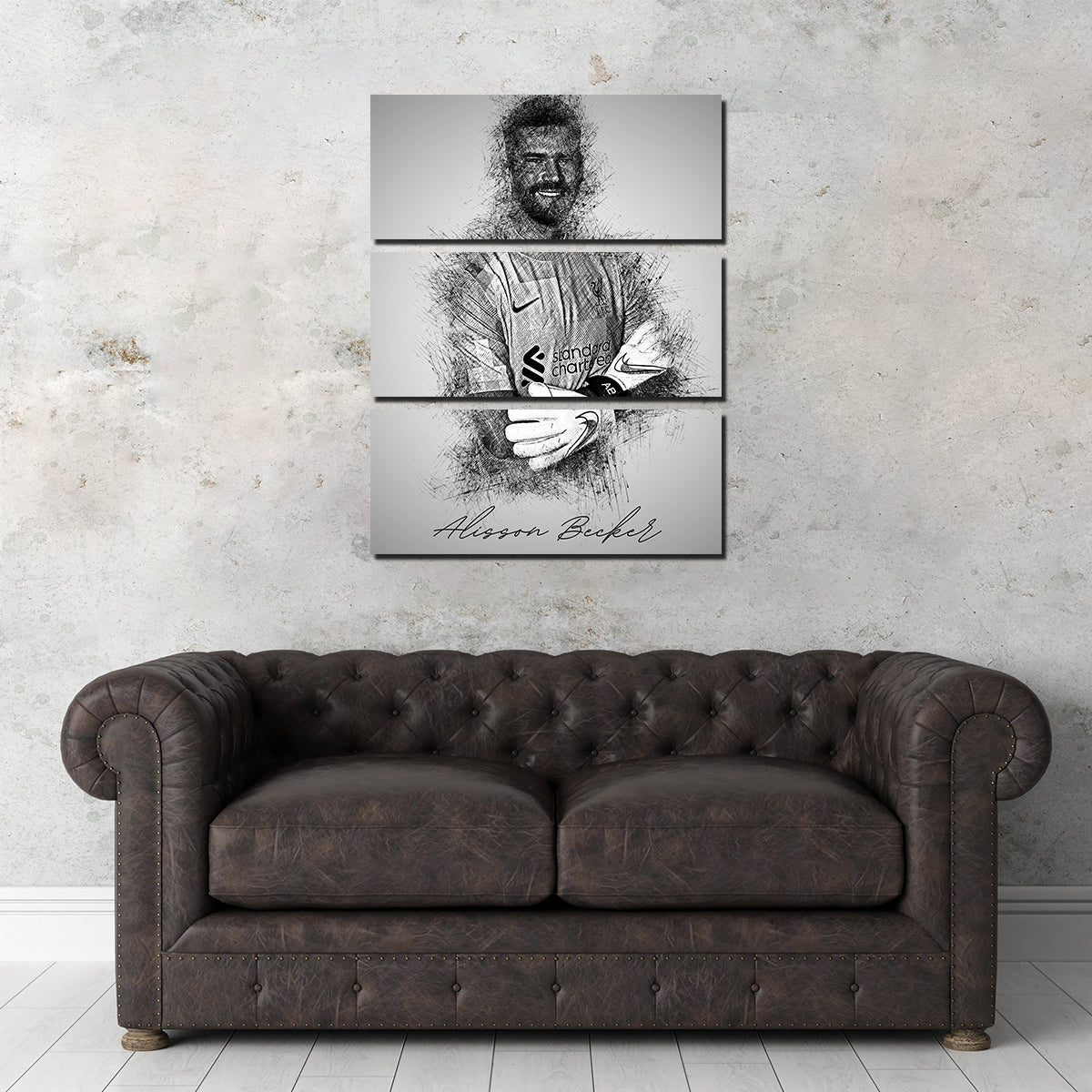 Alisson Becker High - Quality Wall Art by Albi Art