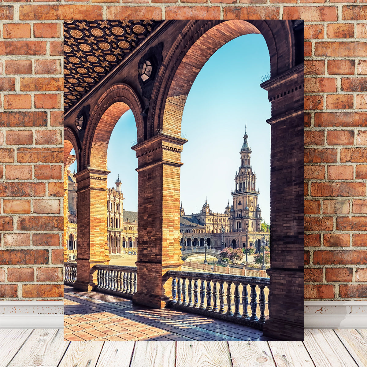 Exquisite Seville City Wall Art by Manjik Pictures