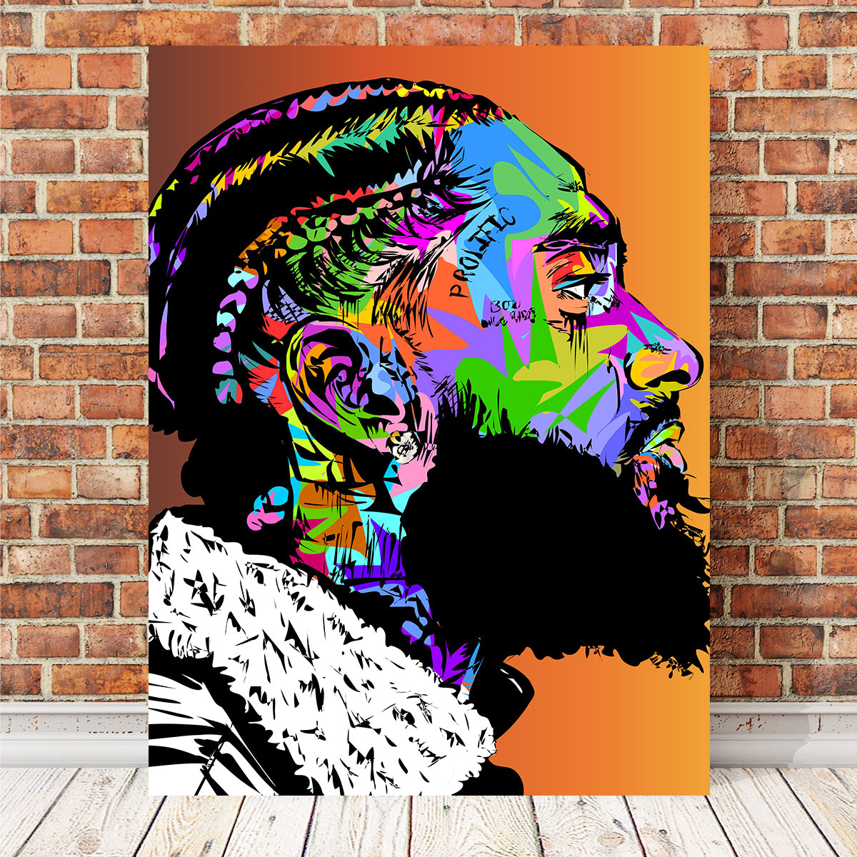 Nipsey Hustle Tribute Rip Wall Art - Premium Museum Quality Canvas