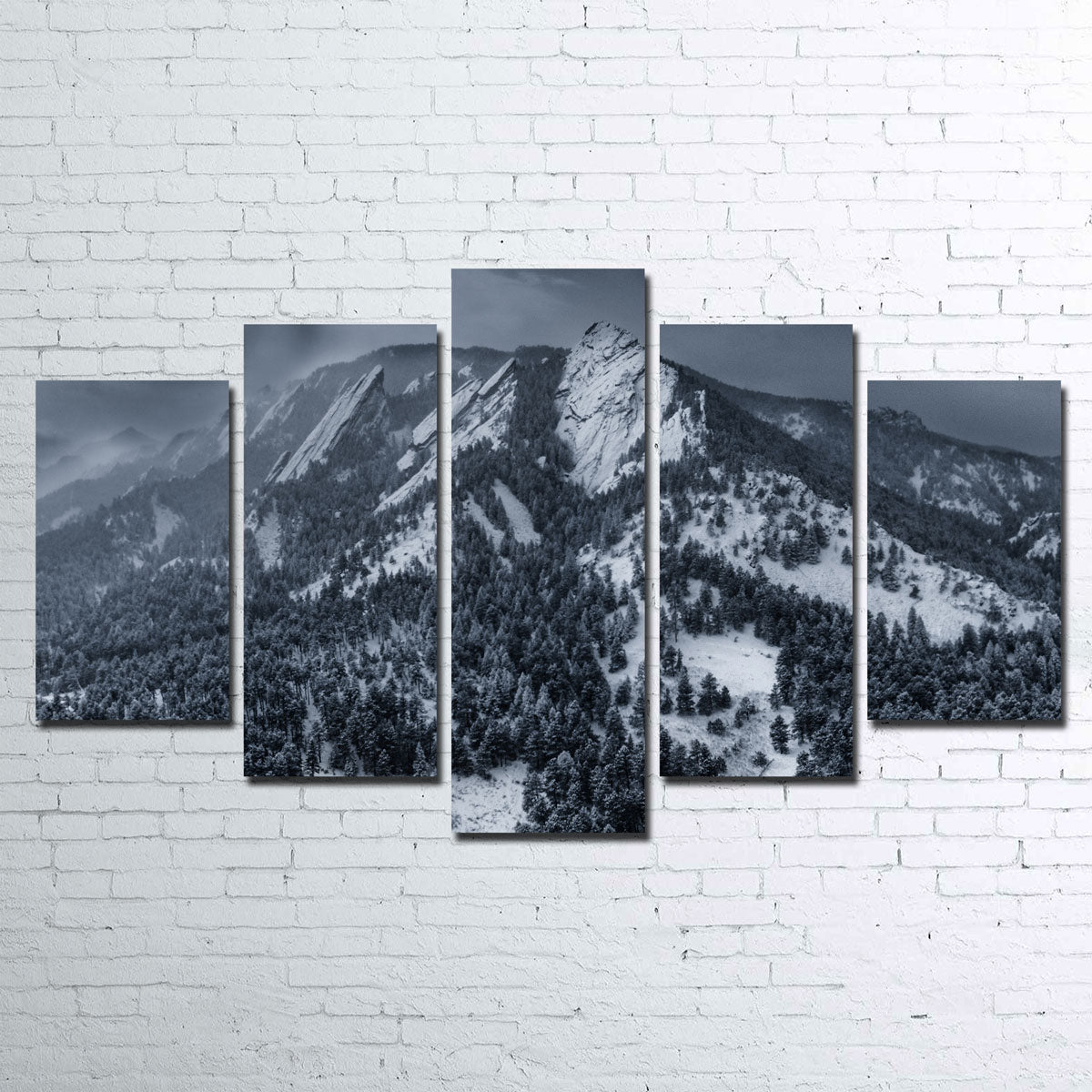 Breathtaking Snow On The Flatirons Wall Art for Stunning Home Decor