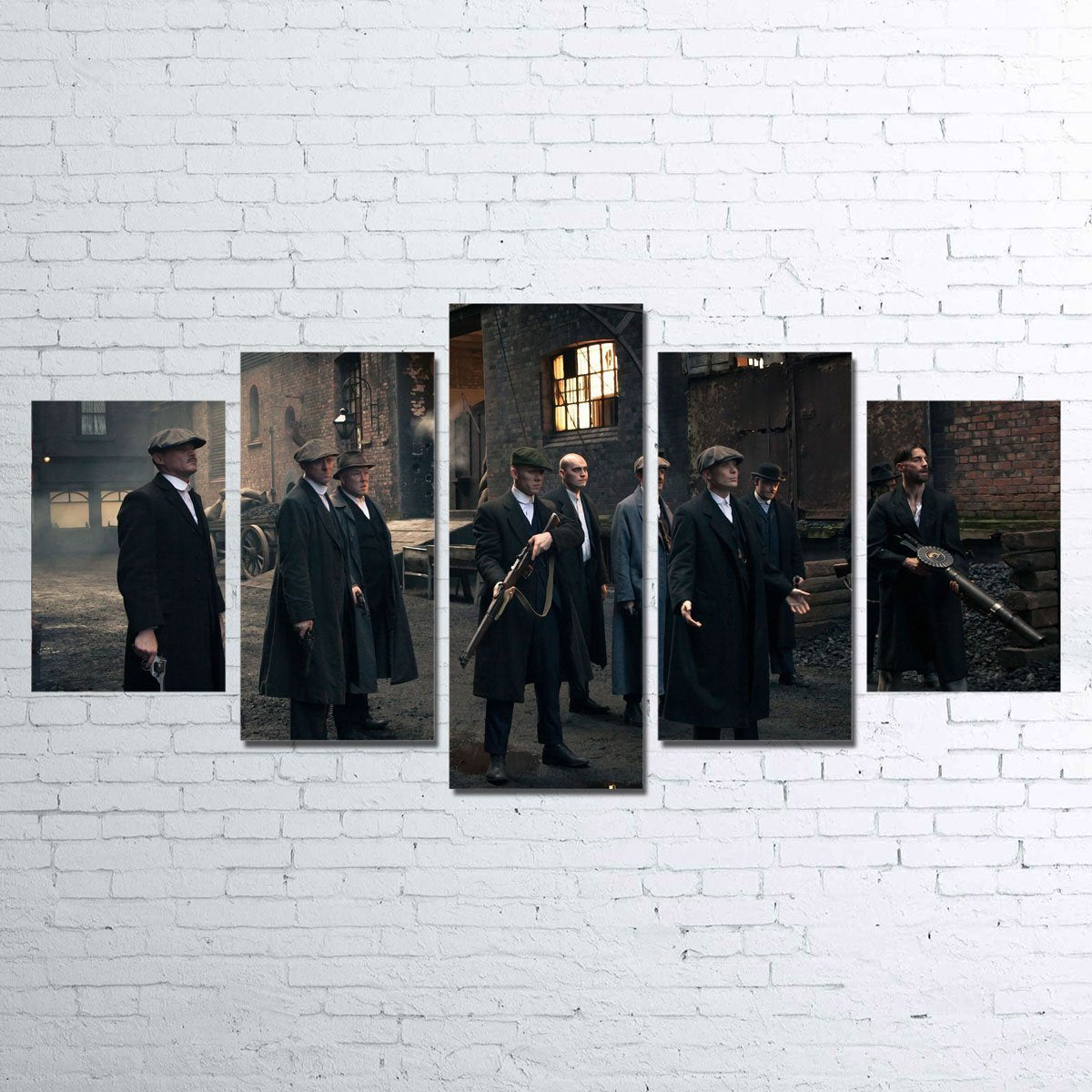 Exclusive Peaky Blinders V2 5 Piece Wall Art for Stylish Home Decor