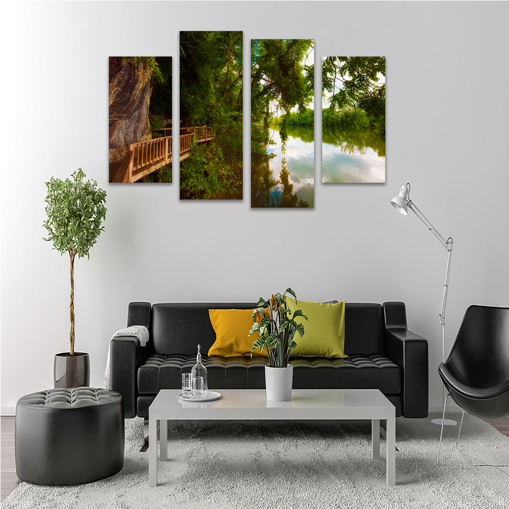 Stunning Ijam Nature Park Boardwalk Wall Art for Home Decor
