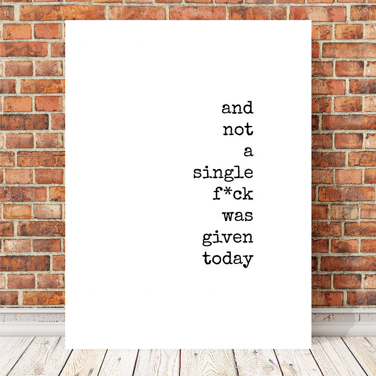 Exquisite Not a One Wall Art - Ideal for Home Decor