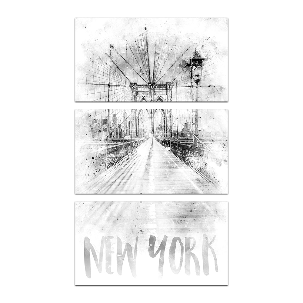 Stunning NYC Brooklyn Bridge Wall Art by Melanie Viola