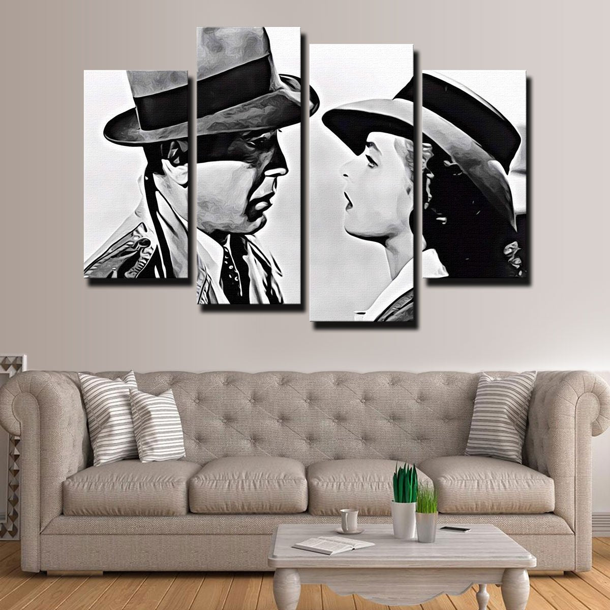 Exquisite Casablanca Wall Art - Handmade with Sustainable Pine Wood