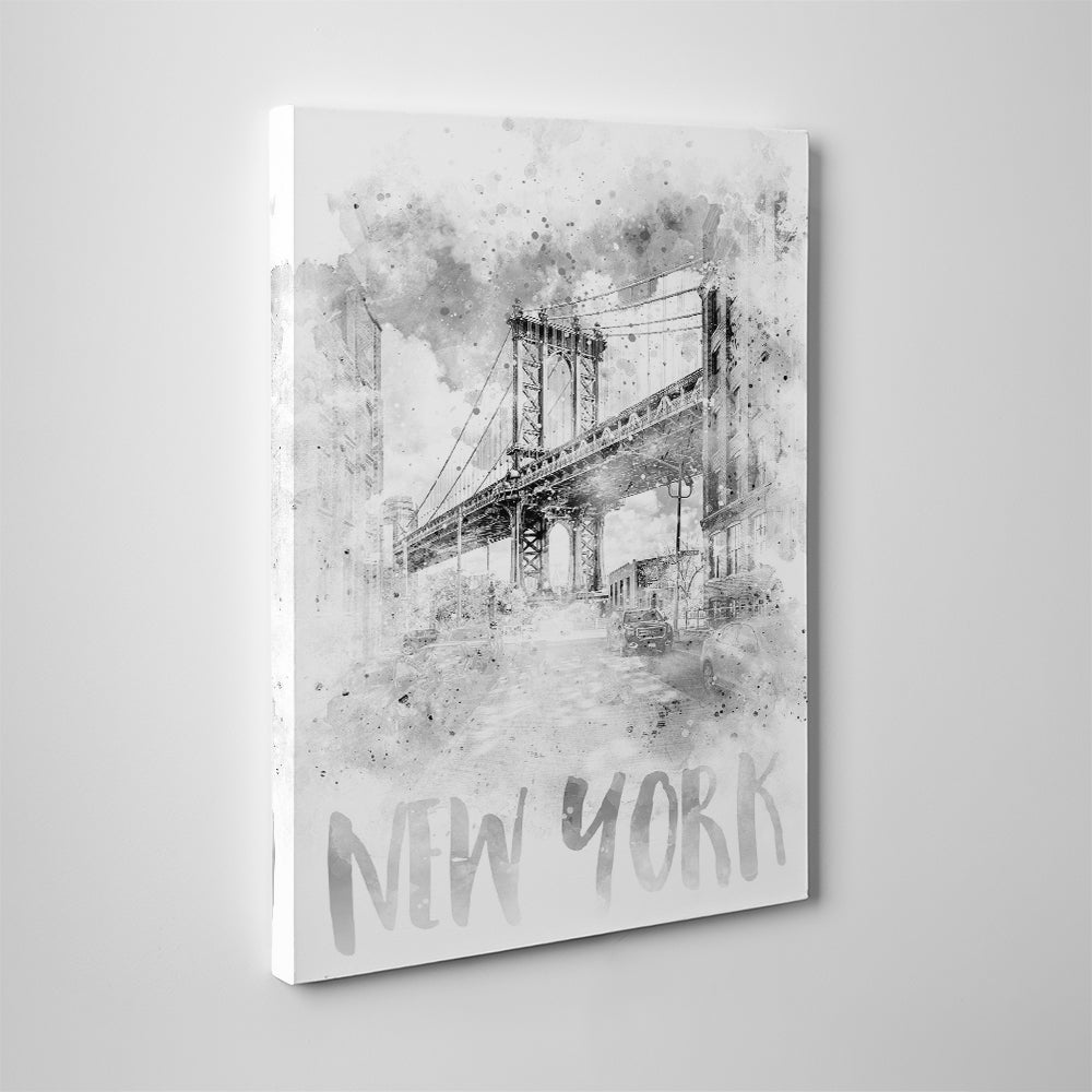 Stunning NYC Manhattan Bridge Wall Art by Melanie Viola