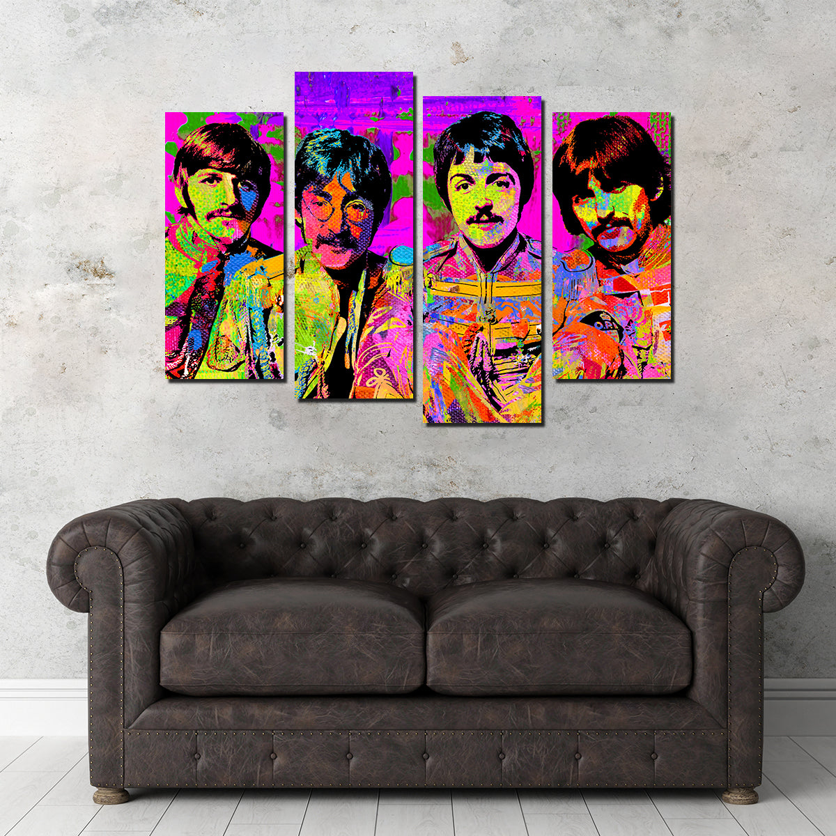 Sgt. Pepper's Iconic Beatles Wall Art by Stephen Chambers