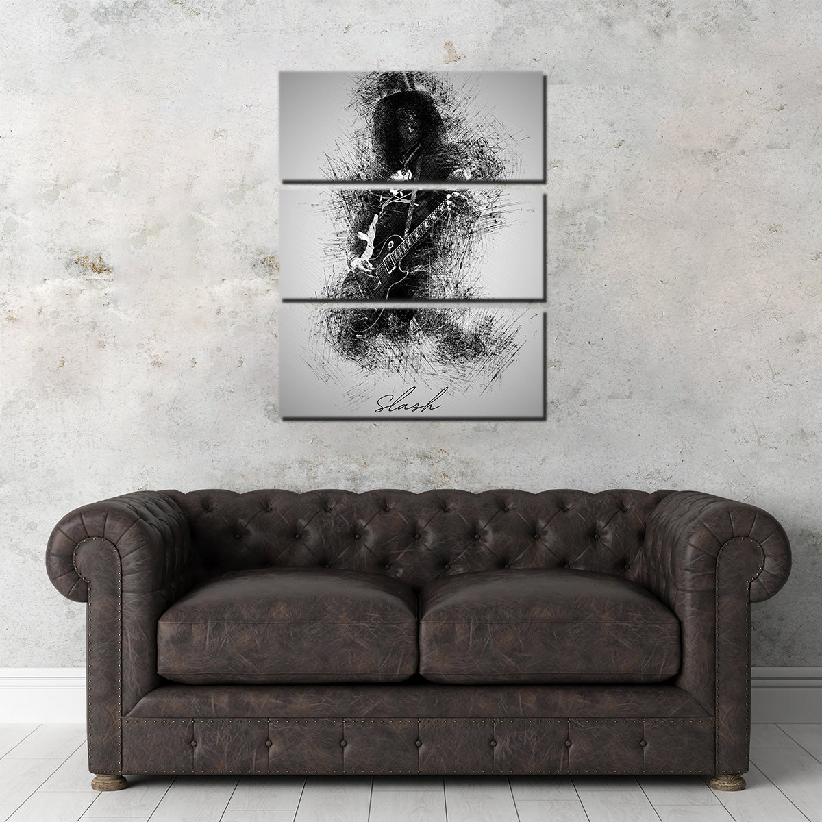 Striking Slash With Cig Wall Art for Home Decor