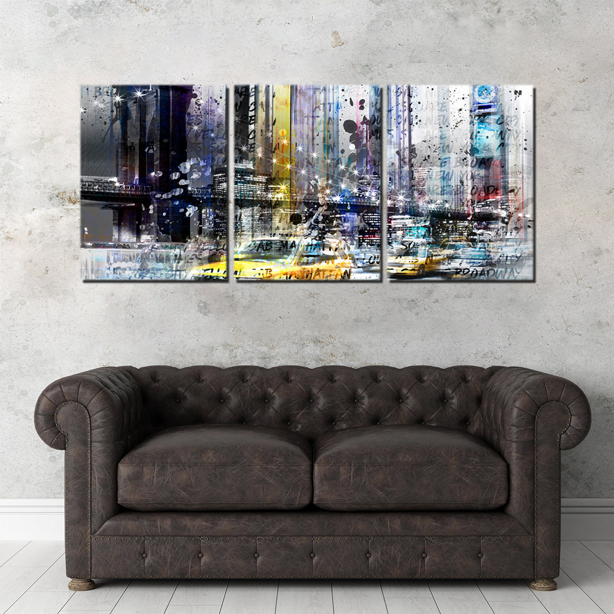 Stunning NYC Collage Wall Art by Melanie Viola