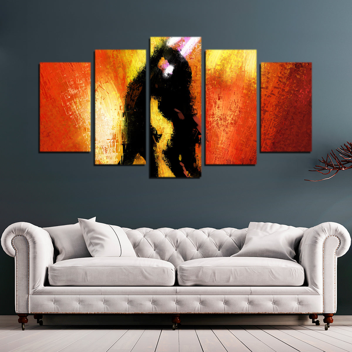 Stunning Obi Wan Vs Anakin Wall Art by Andy Brackpool