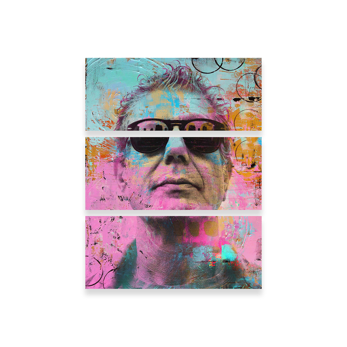 Stunning Anthony Bourdain Wall Art by Stephen Chambers