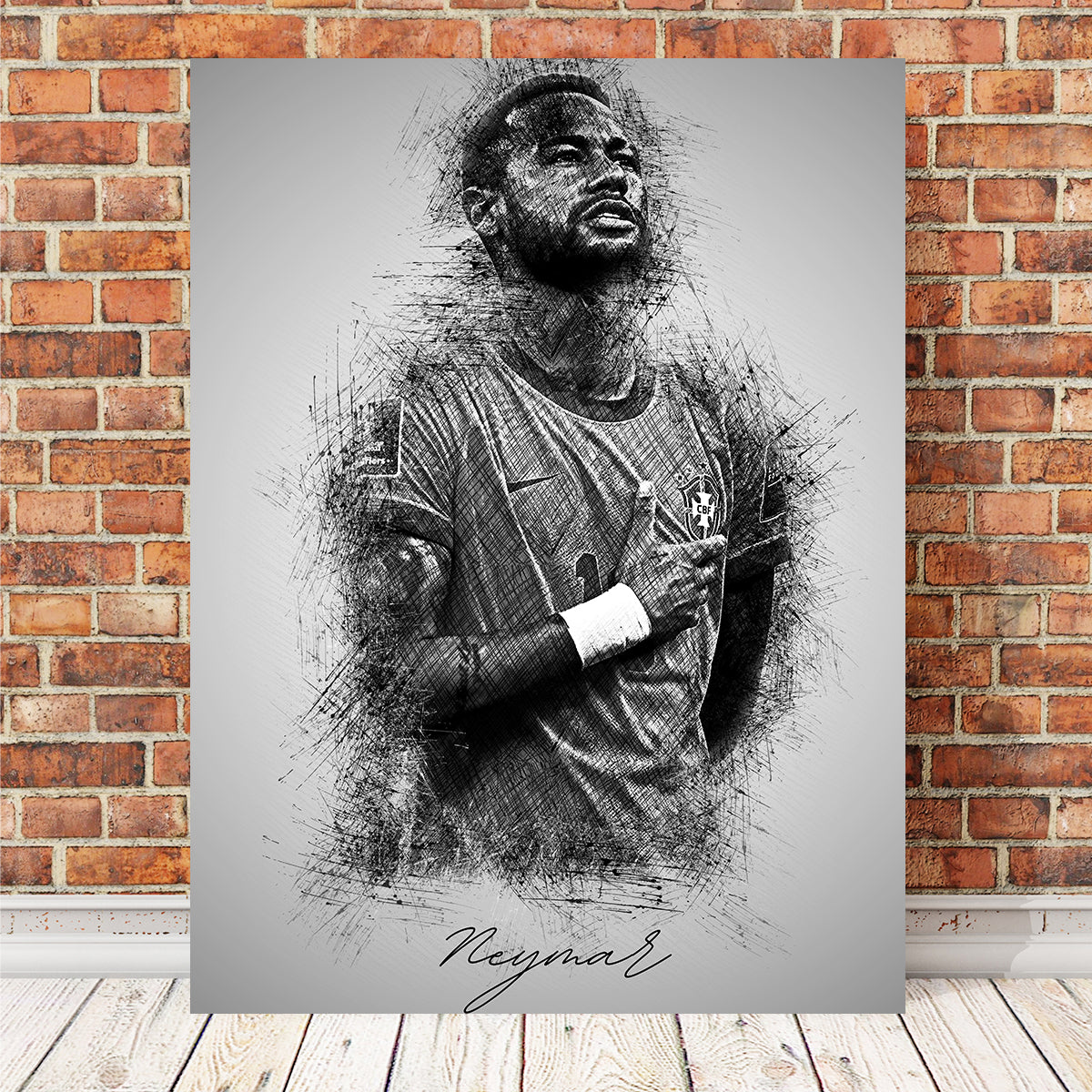 Exclusive Neymar 2 Wall Art for Soccer Fans