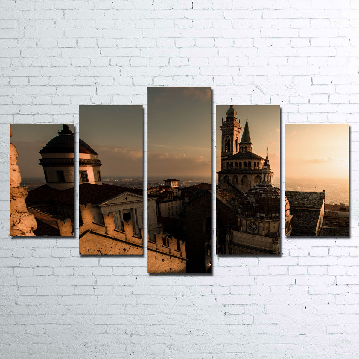 Stunning Bergamo Alta II Wall Art by Enzo Romano