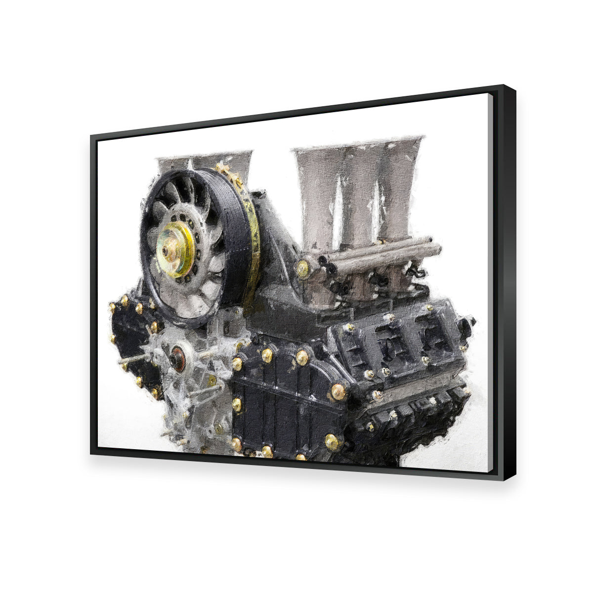 Stunning Porsche 911 Engine 1 Wall Art by Stephen Chambers