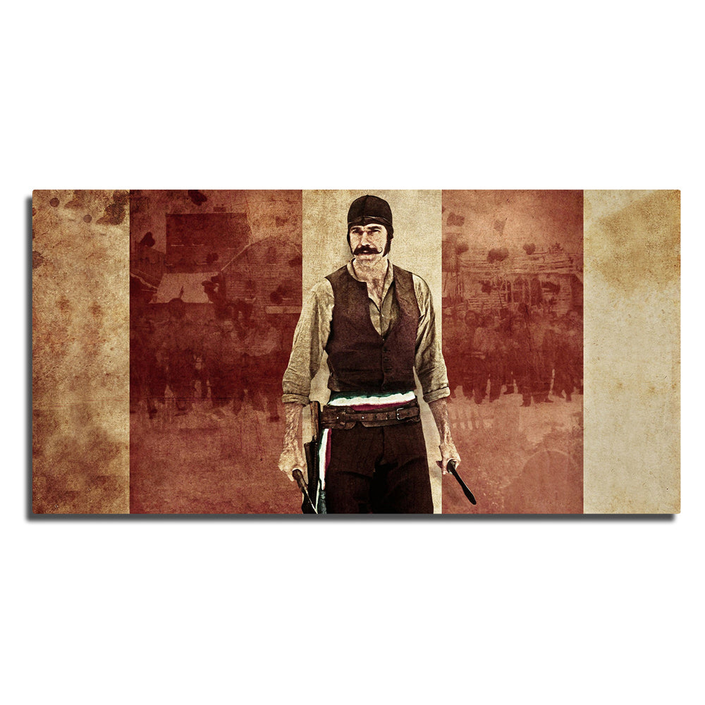 Bill Panoramic Wall Art - Museum-Quality Sustainable Pine Wood Canvas