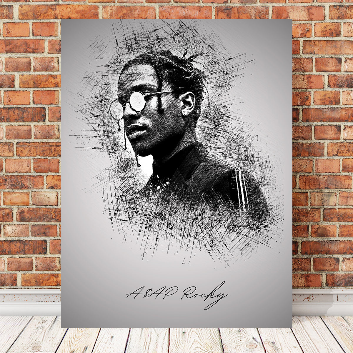 Stylish Asap Rocky Shades Wall Art for Trendy Decor