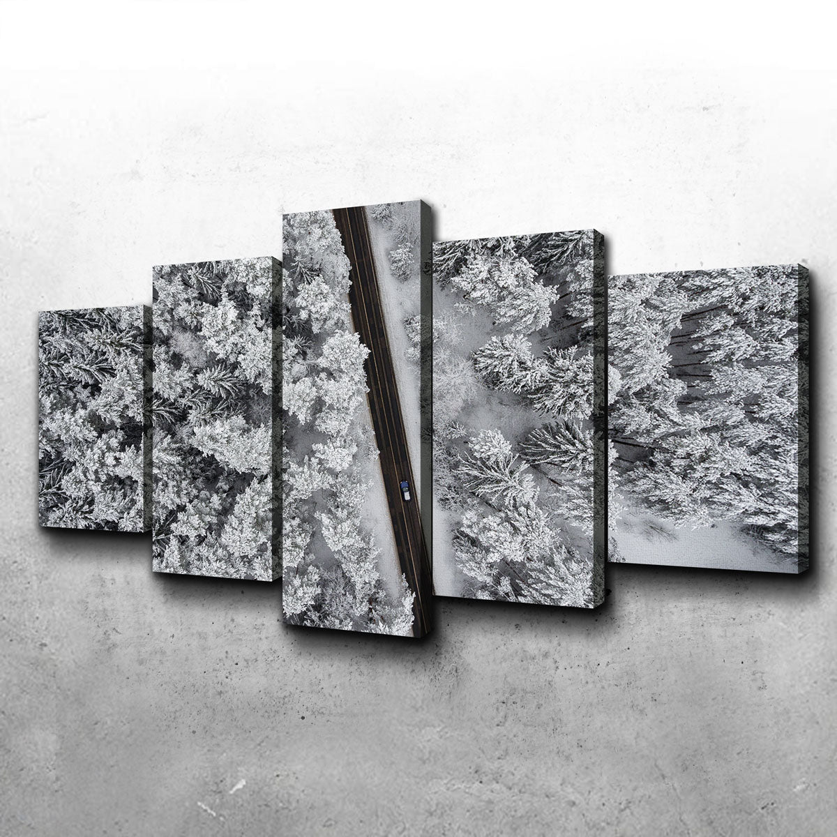 Exquisite Snowy Road Wall Art by Karolis Janulis