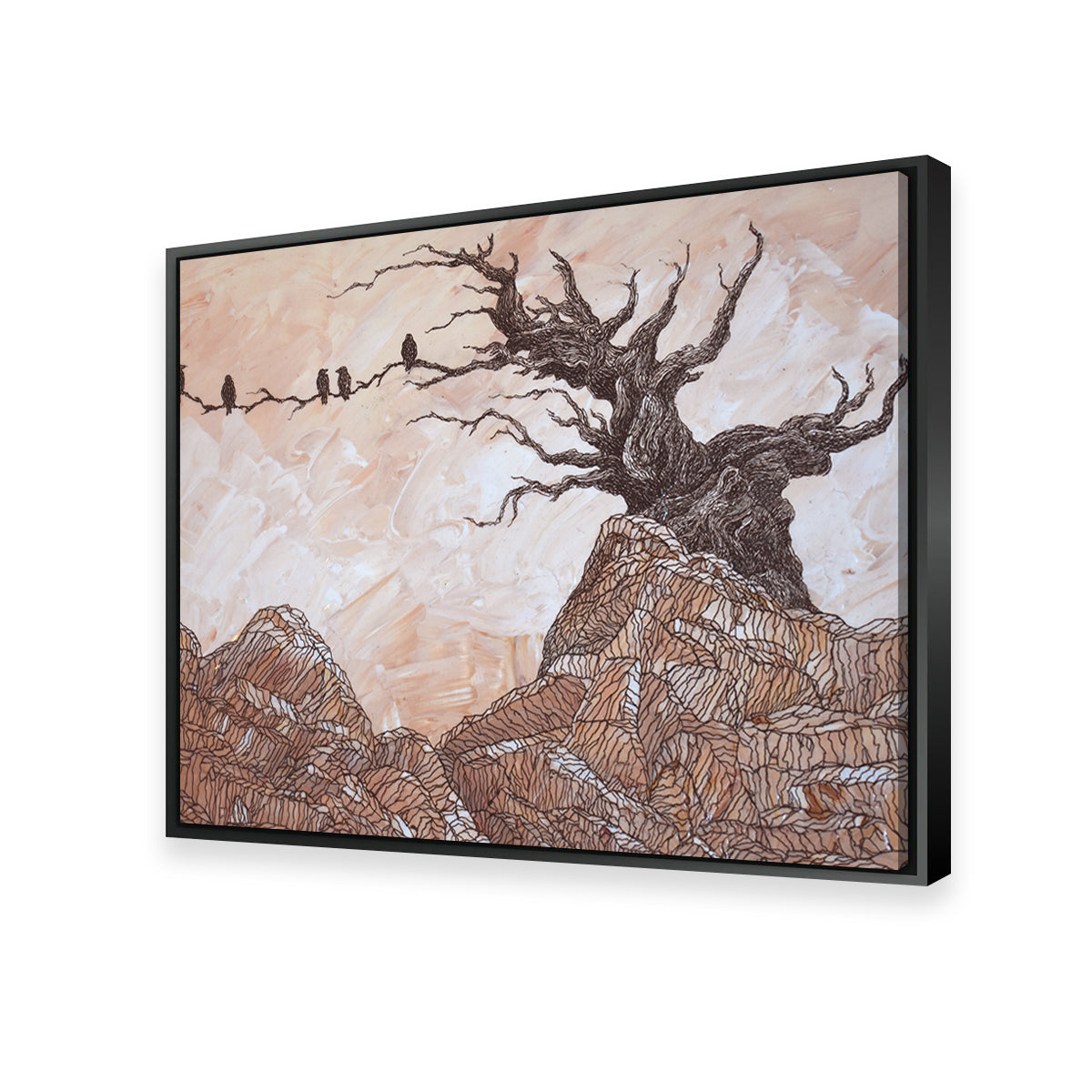 Enchanting Silence Of The Ravens Wall Art - Stunning Decor Piece