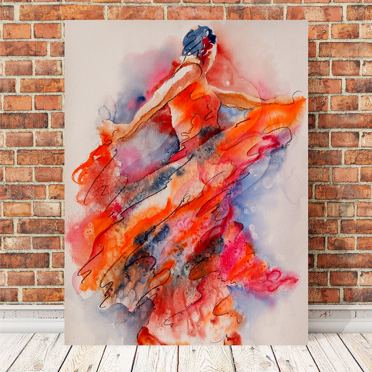 Alluring Flamenco Wall Art by Gerry Segismundo