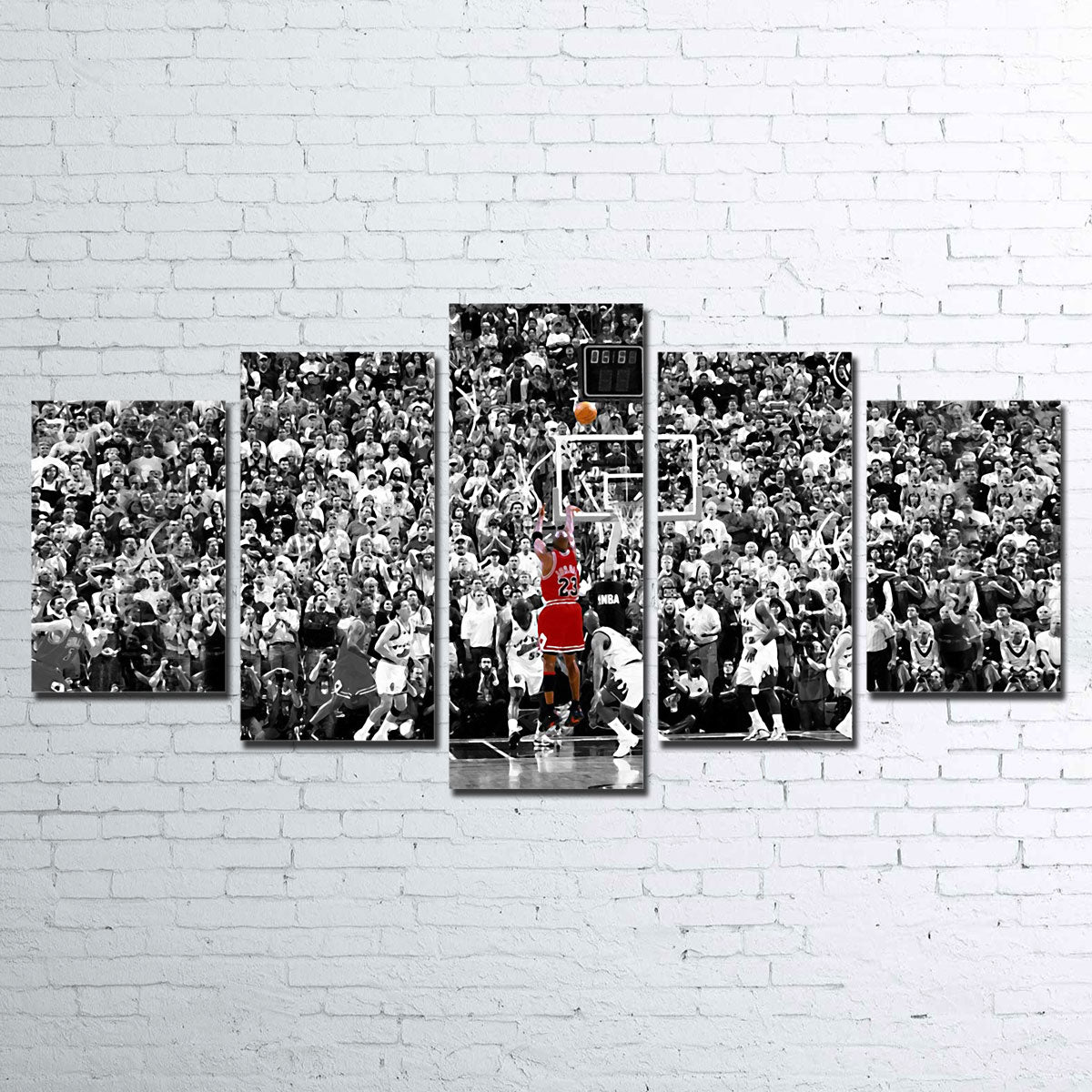MJ '98 Finals Game Winner Stunning Wall Art for Basketball Fans
