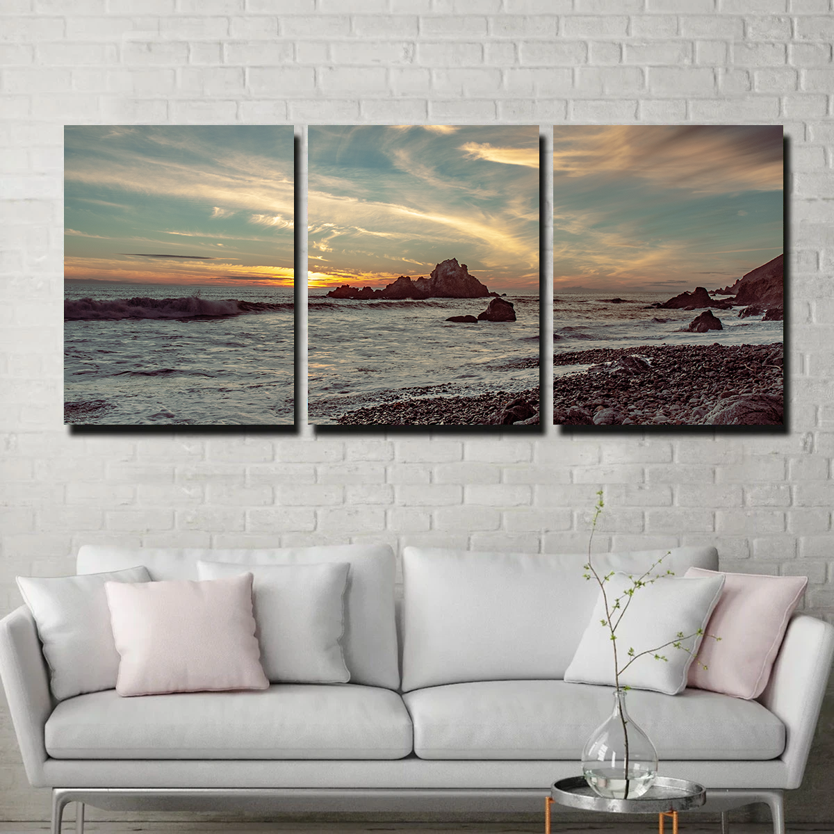 Stunning Pfieffer Beach Sunset Wall Art by Kyle Sherry