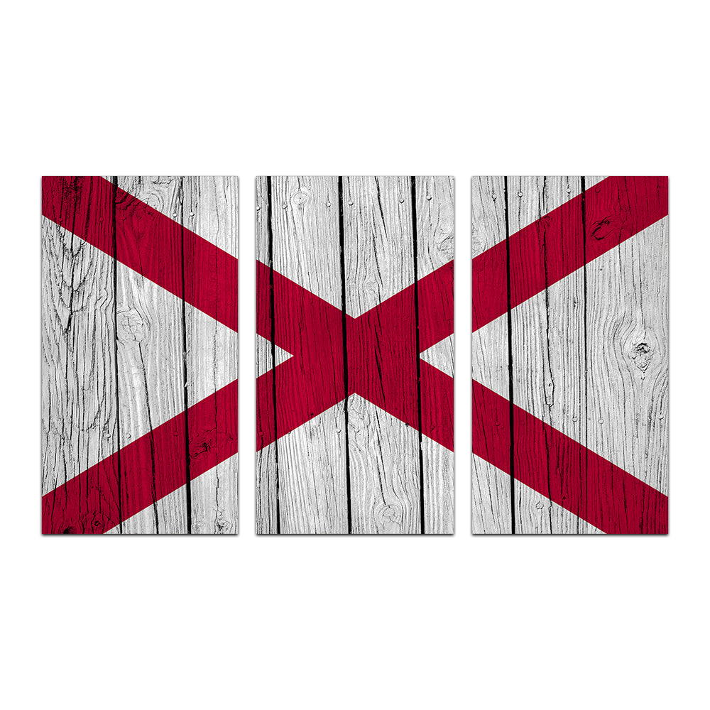 Eye - Catching Alabama State Flag Wall Art for Your Home Decor
