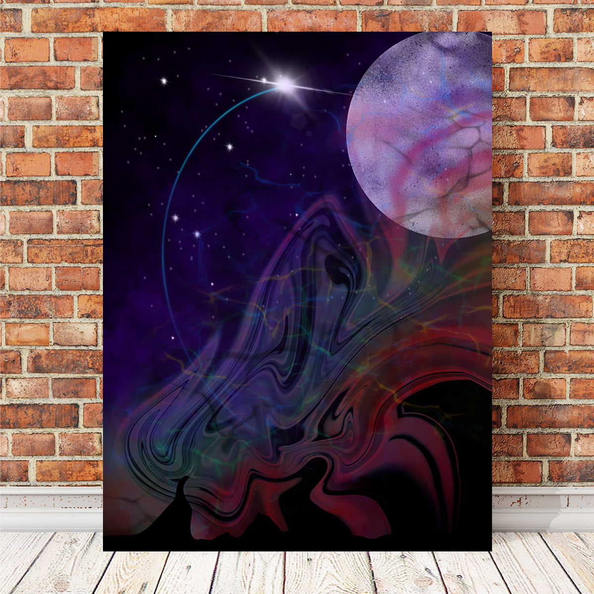 Exquisite Nebula Wall Art by JPS Darko Art