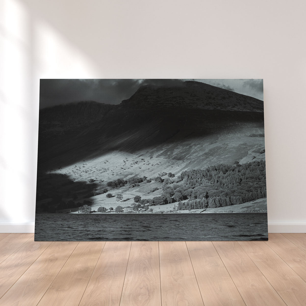 Exquisite Shadow on the Mountain Wall Art by Mike Cotton